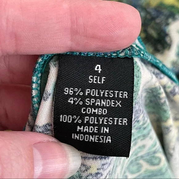 MSK sleeveless paisley print dress - Picture 7 of 9